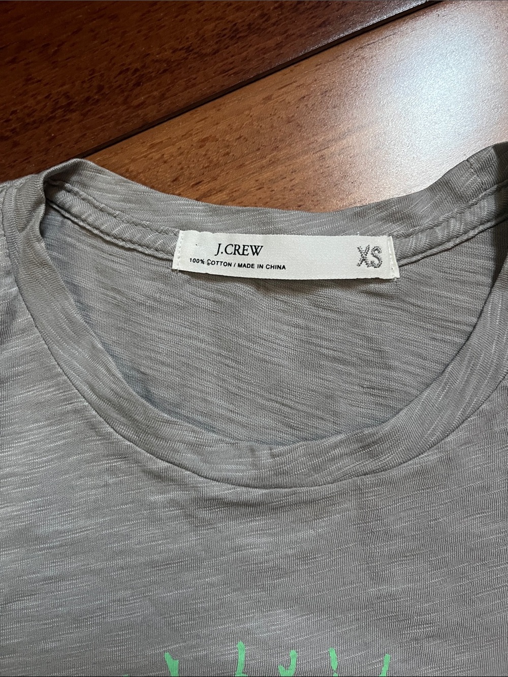 NWOT J. Crew Neon Seahorse Tee - Picture 2 of 5